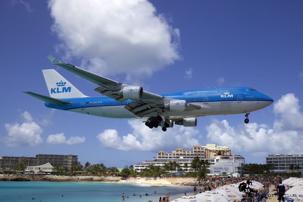 PH-BFA B747-406 23999/725 KLM Royal Dutch Airlines @ Sint Maarten Airport - 05.03.2016  © Piti Spotter Club Verona