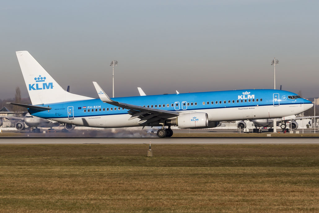 PH-BXM B737-8K2 30355/714 KLM Royal Dutch Airlines  @ Munich Airport - 28.12.2015  © Piti Spotter Club Verona