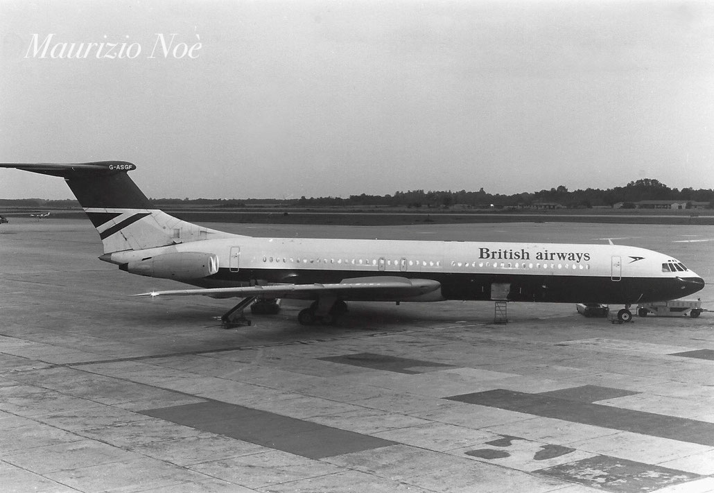 G-ASGF BAC Vickers VC.10 1151 856  Conway 540  British Airways 1965 © collezione Maurizio Noè p.g.c. - Piti Spotter Club Verona