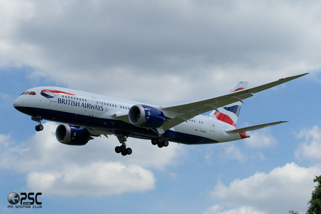 G-ZBJE B787-8 38612/173 British Airways @ London Heathrow Airport 12.06.2014 © Piti Spotter Club Verona
