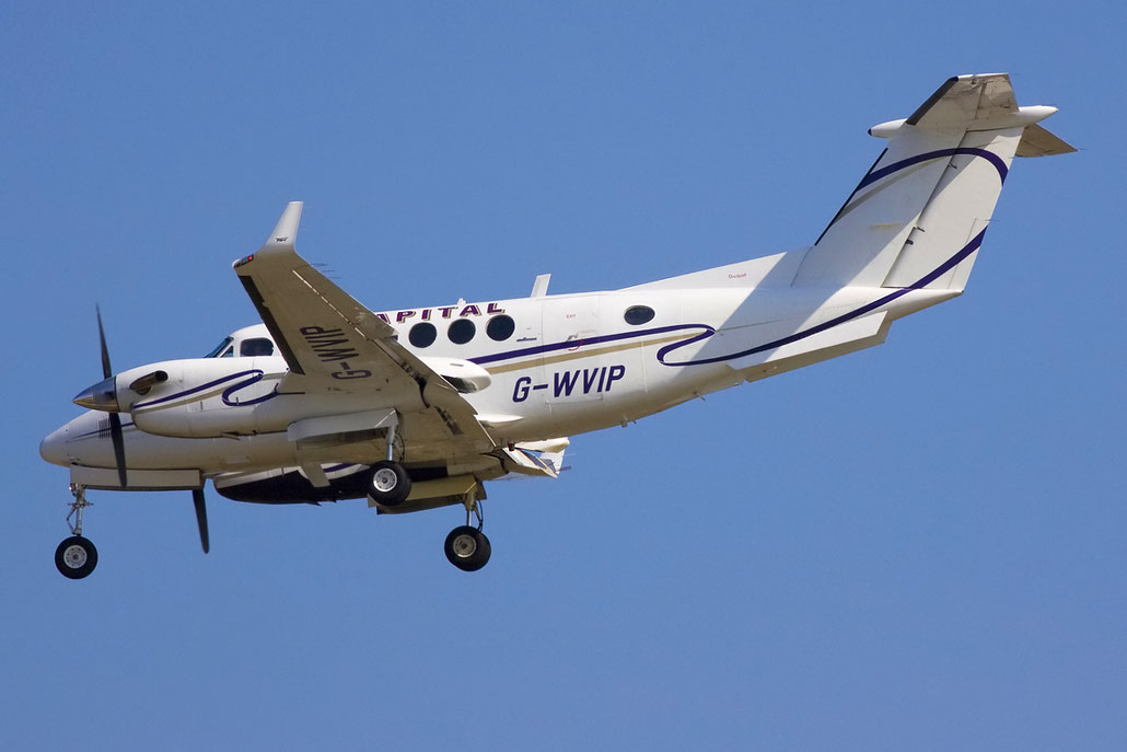 G-WVIP Beech 200 BB-625 Capital Air Ambulance Ltd. @ Venezia Airport 11.08.2012 © Piti Spotter Club Verona