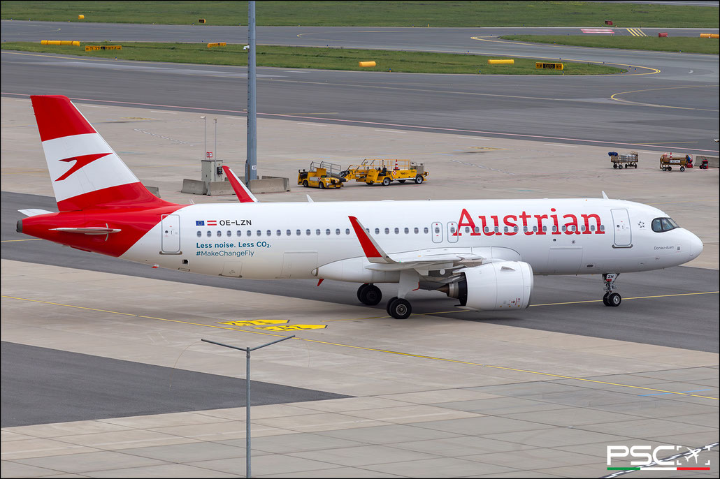 OE-LZN Airbus A320-271N 10904  PW1127G  Austrian Airlines 2022  @ Vienna Airport 04 2024 © Piti Spotter Club Verona