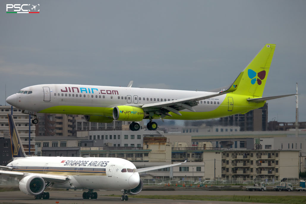 HL8242 Boeing 737-8Q8 38824 3895 cfm56-7B26  Jin Air 2011 @ Fukuoka 06.2024 © Piti Spotter Club Verona