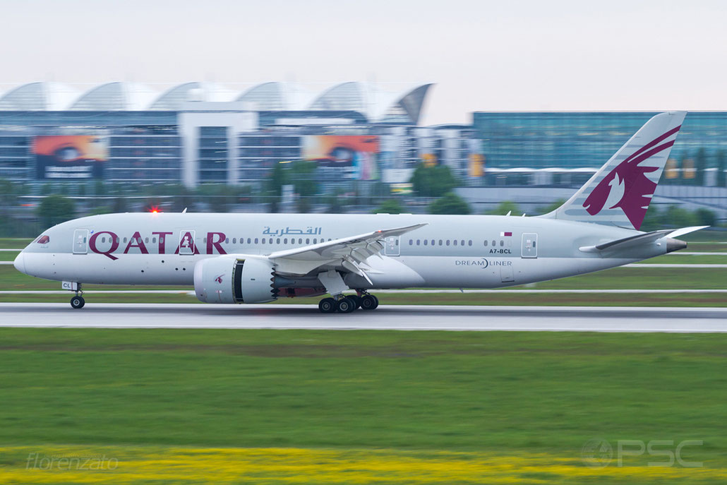 A7-BCL B787-8 38330/64 Qatar Airways @ Munich Airport 15.05.2016  © Piti Spotter Club Verona
