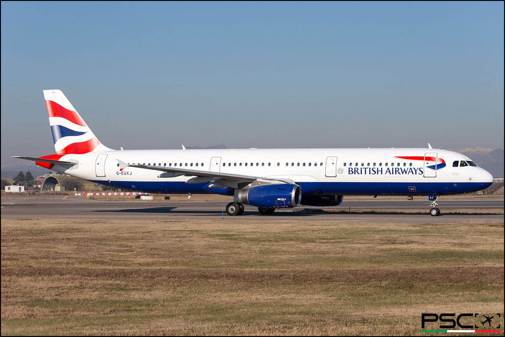 G-EUXJ A321-231 3081 BA Euroflyer @ Aeroporto di Verona 01 2024 © Piti Spotter Club Verona