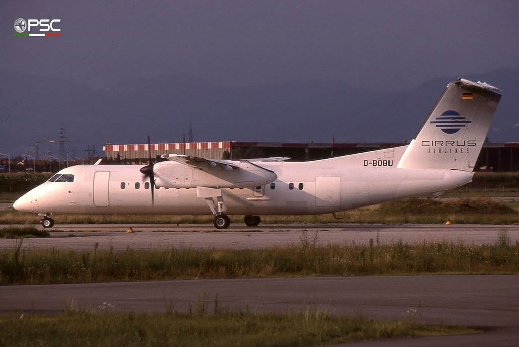 D-BOBU DHC-8-311 252 Cirrus Airlines © 2017 courtesy of Marco Ceschi - Piti Spotter Club Verona