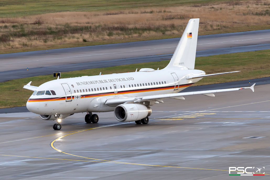 15+01 Airbus A319-133 ACJ 3897  V2527M-A5  Luftwaffe 2009  @ Cologne-Bonn CGN 01 2025 e © Piti Spotter Club Verona