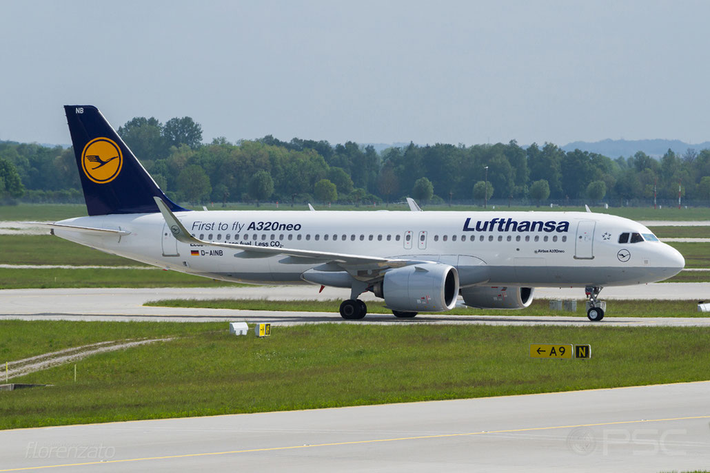D-AINB A320-271n 6864 Lufthansa @ Munich Airport 15.05.2016 © Piti Spotter Club Verona