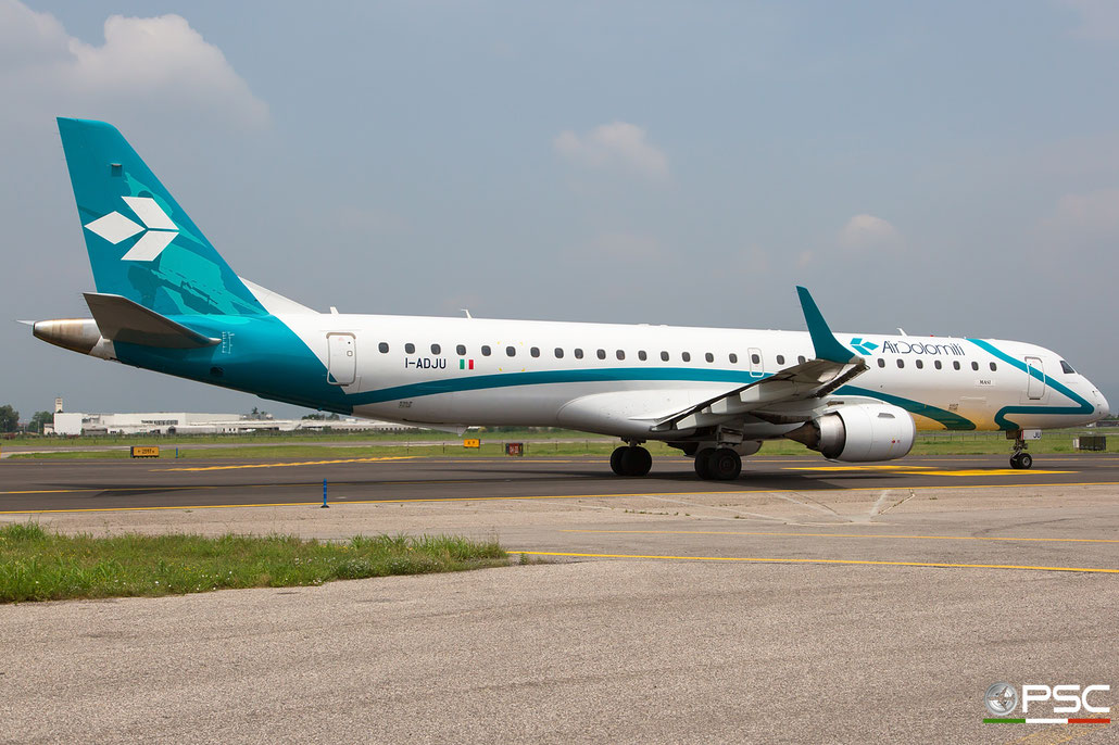 I-ADJU ERJ195LR 19000290 Air Dolomiti @ Aeroporto di Verona 09.06.2018  © Piti Spotter Club Verona