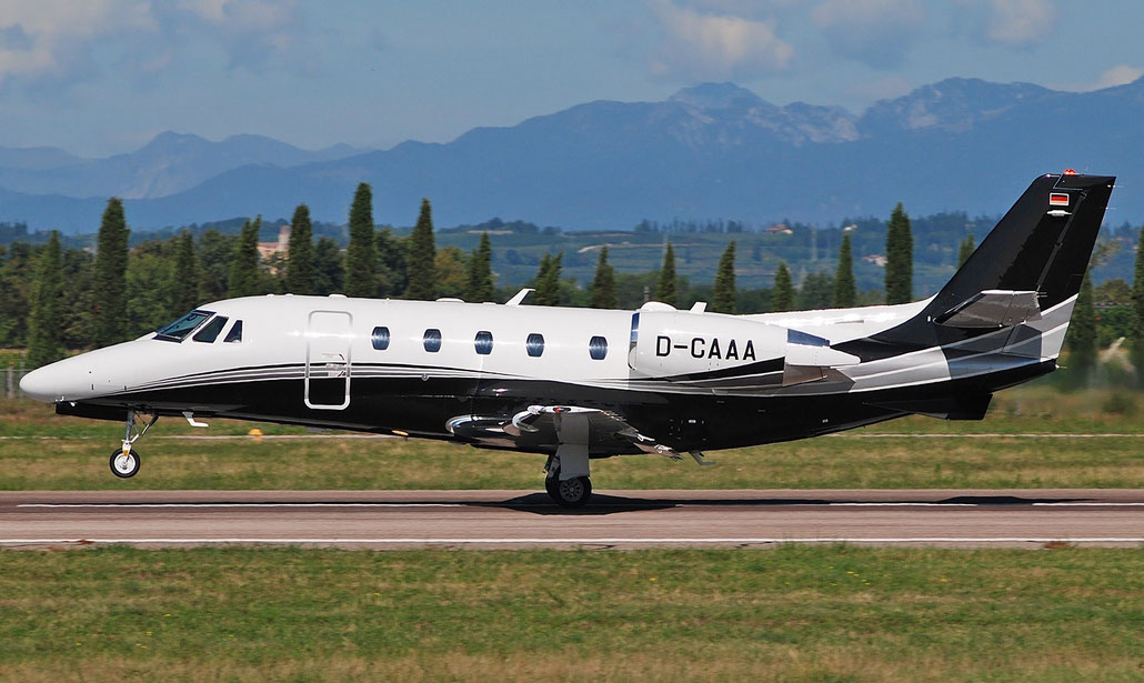 D-CAAA Ce560XLS 560-5555 Daimler-Chrysler @ Aeroporto di Verona 04.09.2018  © Piti Spotter Club Verona