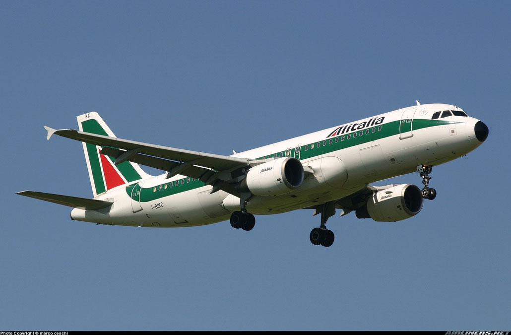 I-BIKC A320-214 1448 Alitalia @ Aeroporto di Verona © Piti Spotter Club Verona