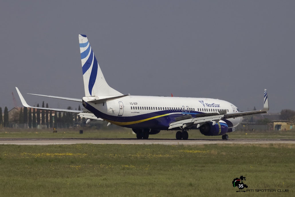 VQ-BDP B737-8Q8 28221/226 NordStar Airlines @ Aeroporto di Verona © Piti Spotter Club Verona