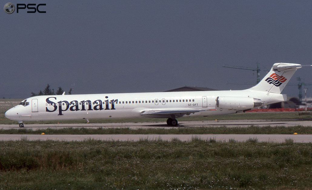 SE-DFT MD-82 49385/1244 Spanair © 2018 courtesy of Marco Ceschi - Piti Spotter Club Verona