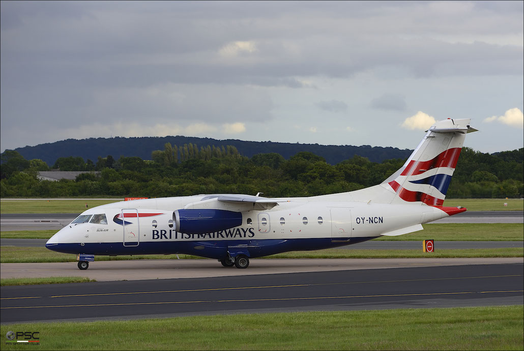 OY-NCN Do328-310 3193 Sun-Air of Scandinavia @ Manchester Airport 21.06.2015 © Piti Spotter Club Verona