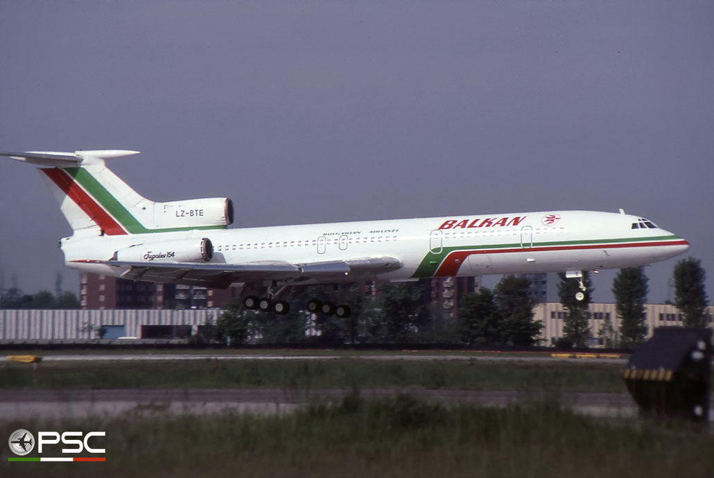 LZ-BTE - 74A073 Tu-154A LZ-BTE Balkan © 2018 courtesy of Marco Ceschi - Piti Spotter Club Verona