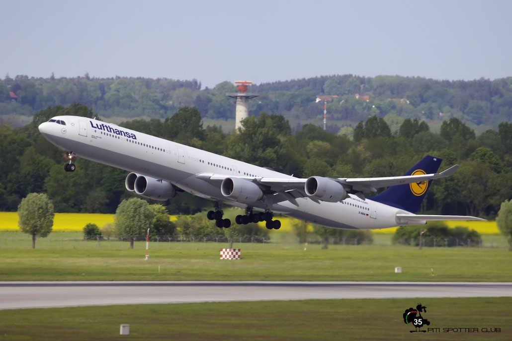 D-AIHA A340-642 482 Lufthansa @ Frankfurt Airport 15.05.2016 © Piti Spotter Club Verona