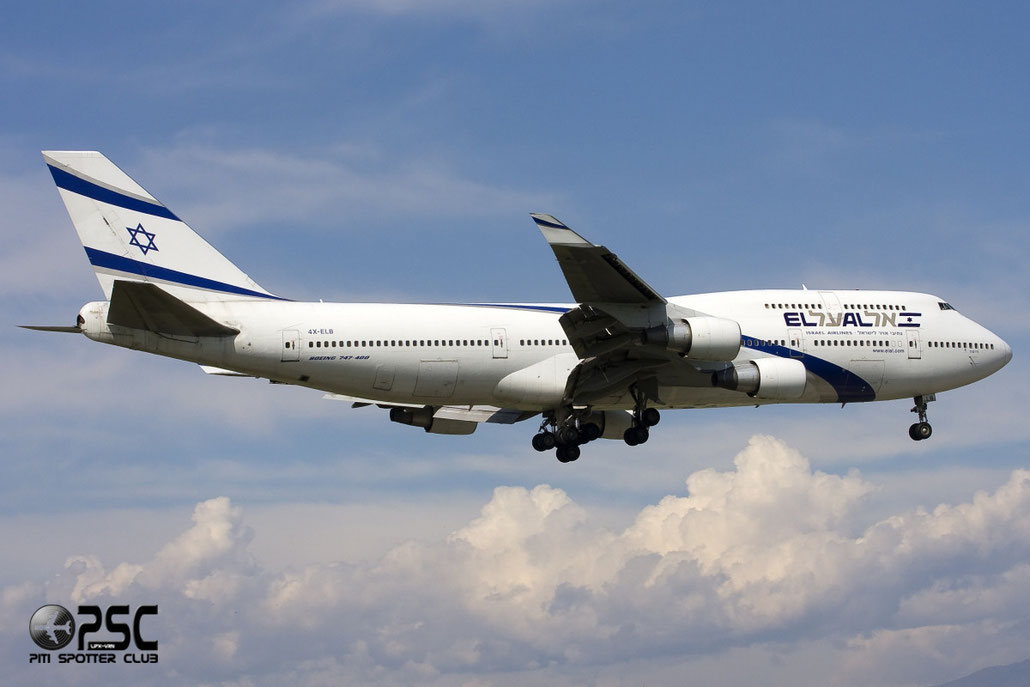 4X-ELB B747-458 26056/1032 El Al Israel Airlines