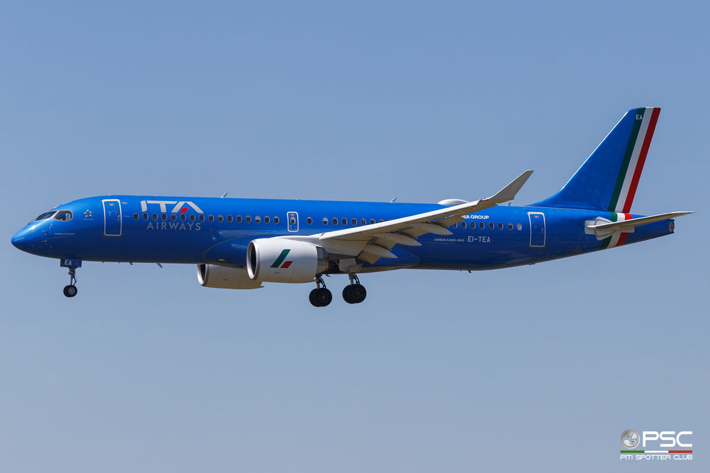 EI-TEA Airbus A220-300 55397  PW1521G-3  ITA Airways (Aviation Capital Group) 2025  @ Barcellona BCN 05 2026 © Piti Spotter Club Verona