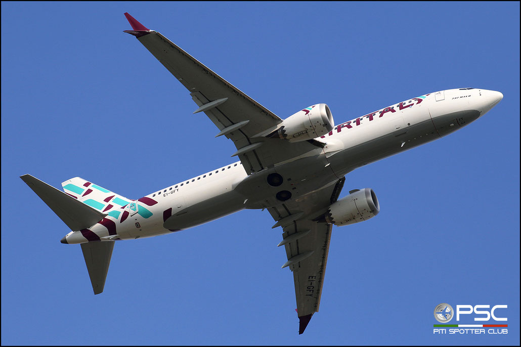 EI-GFY  B737-8  64605/6893  Air Italy  @ Aeroporto di Verona © Piti Spotter Club Verona 
