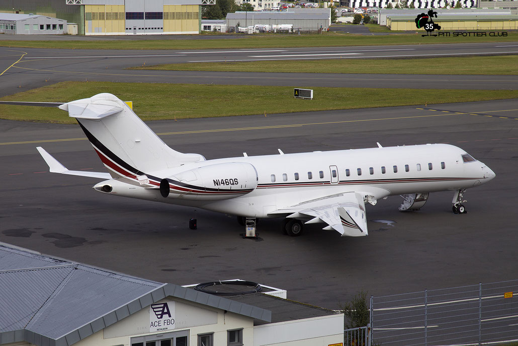 N146QS  Global 6000  9615  NetJets @ Reykjavik 08.2019 © Piti Spotter Club Verona 