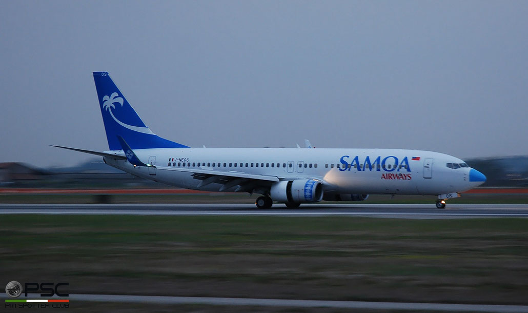 I-NEOS B737-86N 32733/1078 Neos @ Aeroporto di Verona 04.2019  © Piti Spotter Club Verona