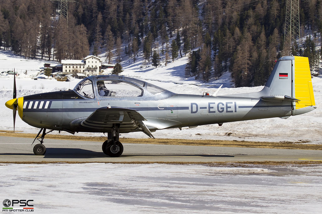 D-EGEI - Focke Wulf Piaggio 149D Private @ Samedan Airport © 02 2022 Piti Spotter Club Verona
