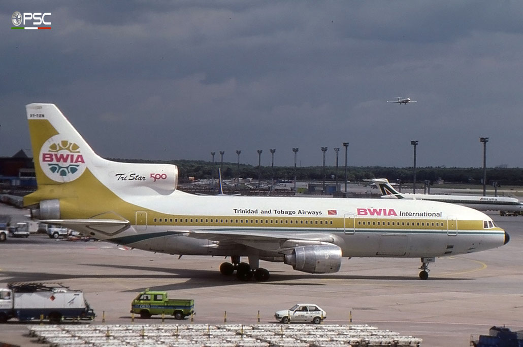 9Y-TGN L-1011-500 193G-1191 BWIA West Indies Airways - British West Indian Airways © 2017 courtesy of Marco Ceschi - Piti Spotter Club Verona