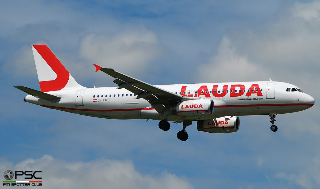 OE-LOY A320-232 2161 LaudaMotion @ Aeroporto di Verona 05.2019  © Piti Spotter Club Verona