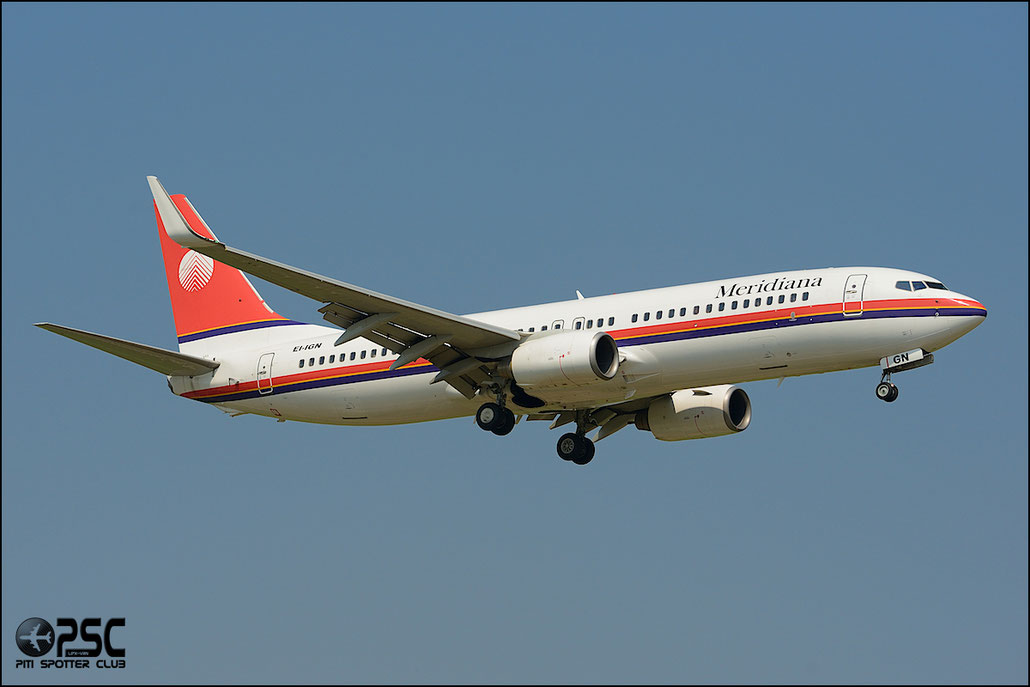 EI-IGN  B737-84P  35074/2217  Meridiana  @ Aeroporto di Verona © Piti Spotter Club Verona 