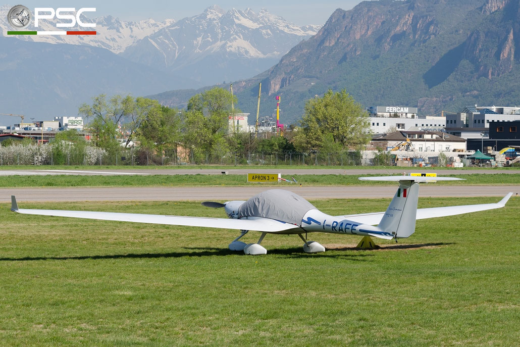 I-RAFE Diamond HK-36TTC Super Dimona 115 (c/n 36.801) @ Aeroporto di Bolzano © Piti Spotter Club Verona