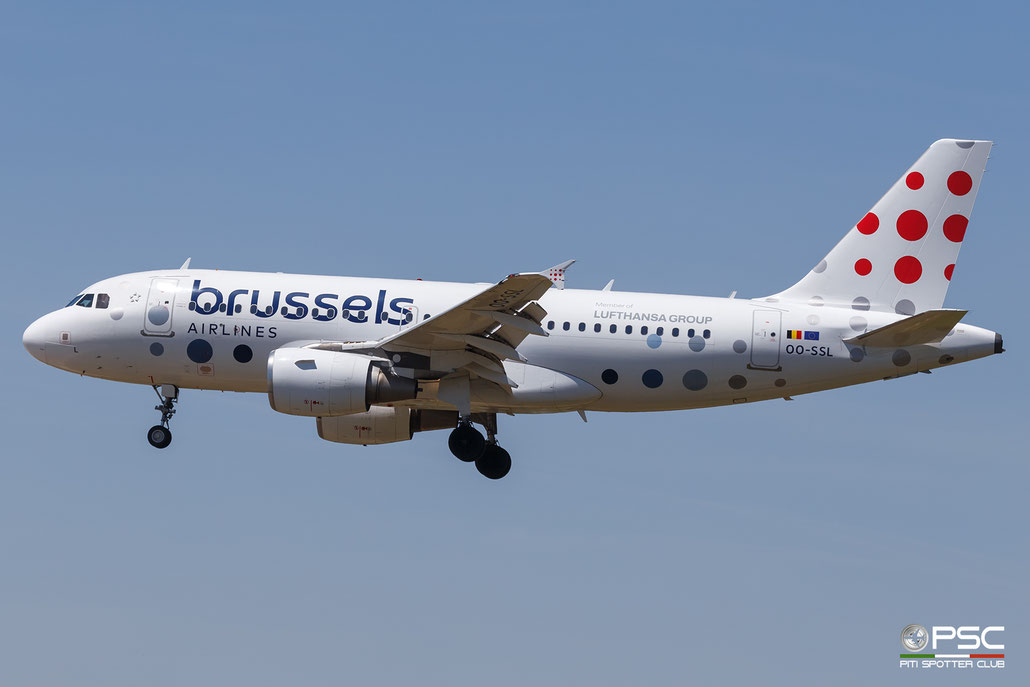 OO-SSL Airbus A319-111 1803  cfm56-5B5/P  Brussels Airlines (ORIX) 2002 @ Barcellona BCN 05 2026 © Piti Spotter Club Verona