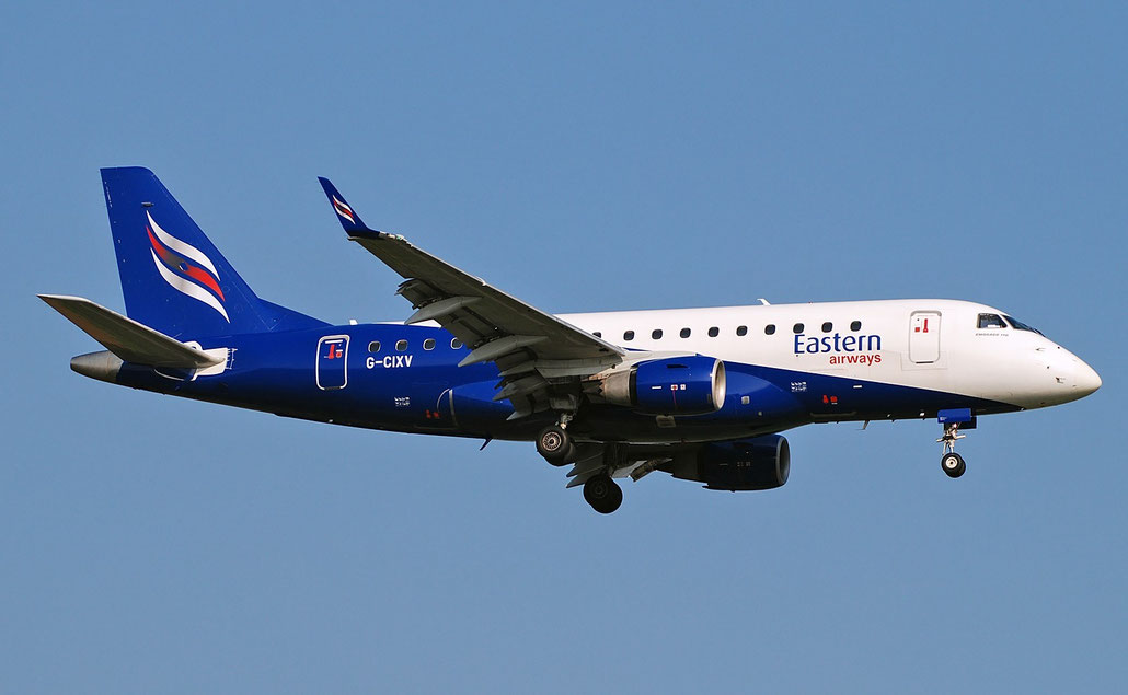 G-CIXV ERJ170LR 17000111 Eastern Airways @ Aeroporto di Verona 06.09.2018  © Piti Spotter Club Verona