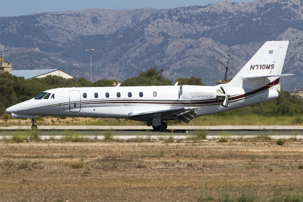 N710MS Ce680 680-0162 Lech Air @ Palma de Mallorca Airport 07.2014 © Piti Spotter Club Verona