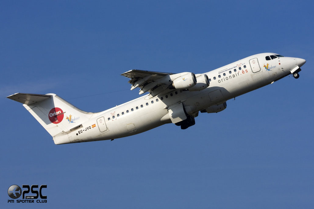 EC-JVO BAe146-300 E3179 Orionair 