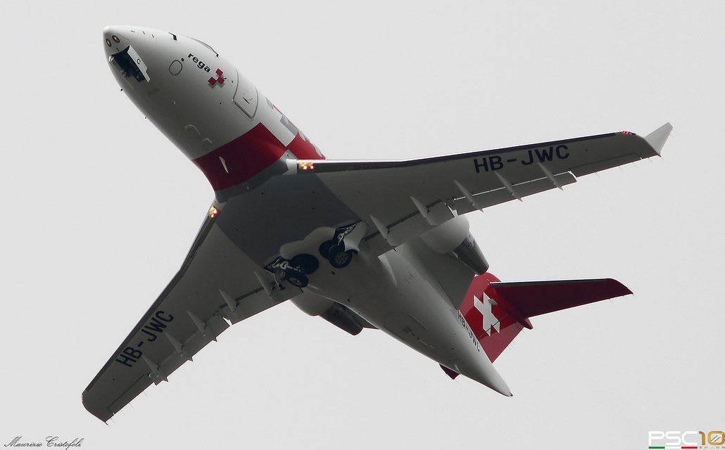 HB-JWC  CL-650  6114  Swiss Air Ambulance  @ Aeroporto di Verona  03 2022 © Piti Spotter Club Verona
