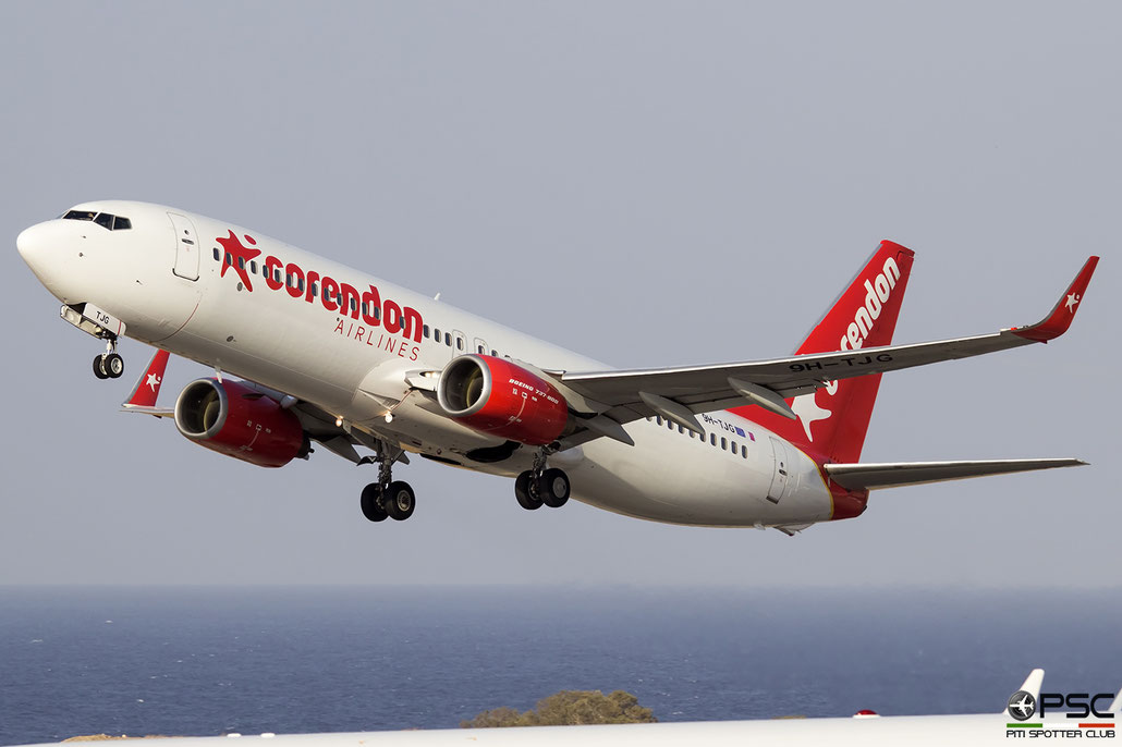 9H-TJG  B737-86J  29120/202  Corendon Airlines Europe @ Heraklion 09.2016 © Piti Spotter Club Verona 