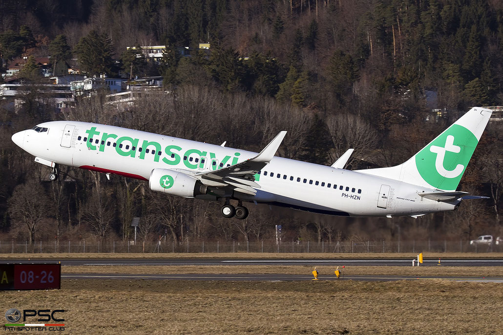 PH-HZN  B737-8K2  32943/1478  Transavia Airlines  @ Innsbruck © 01 2022 Piti Spotter Club Verona