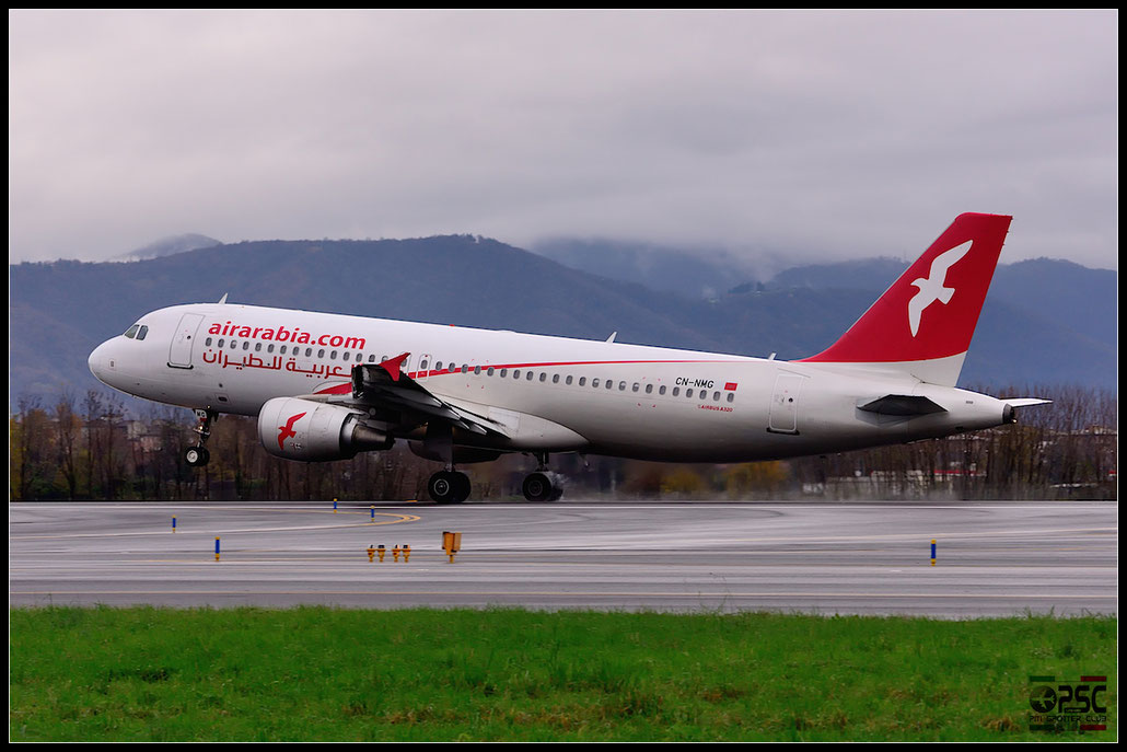 CN-NMG A320-214 4568 Air Arabia Maroc @ Bergamo Airport 07.12.2014 © Piti Spotter Club Verona