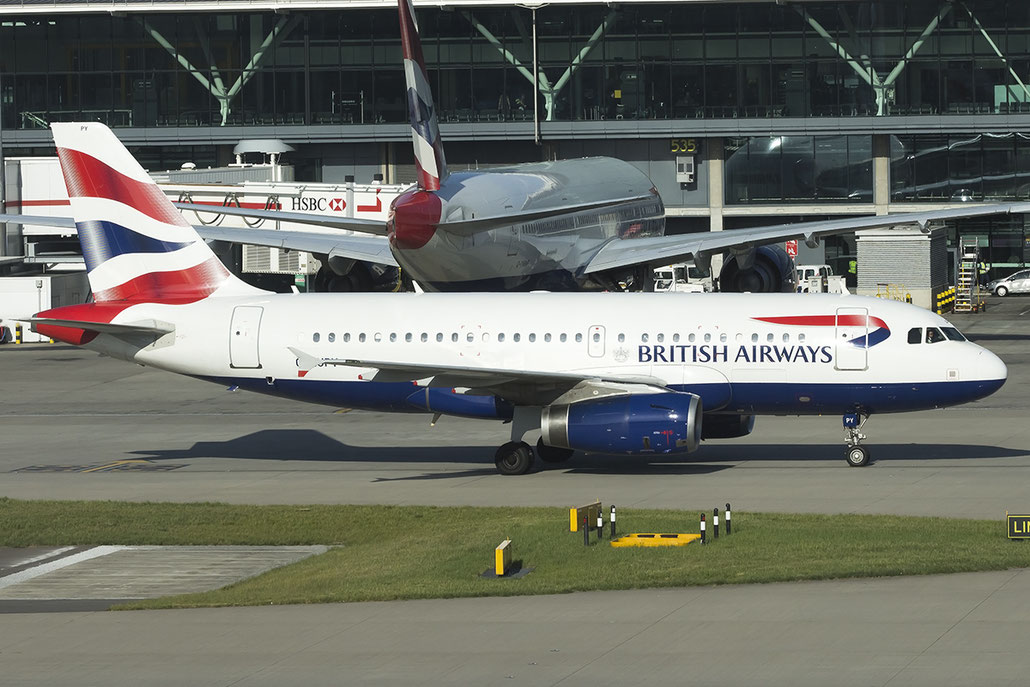 G-EUPY A319-131 1466 British Airways @ London Heathrow Airport 13.05.2015 © Piti Spotter Club Verona