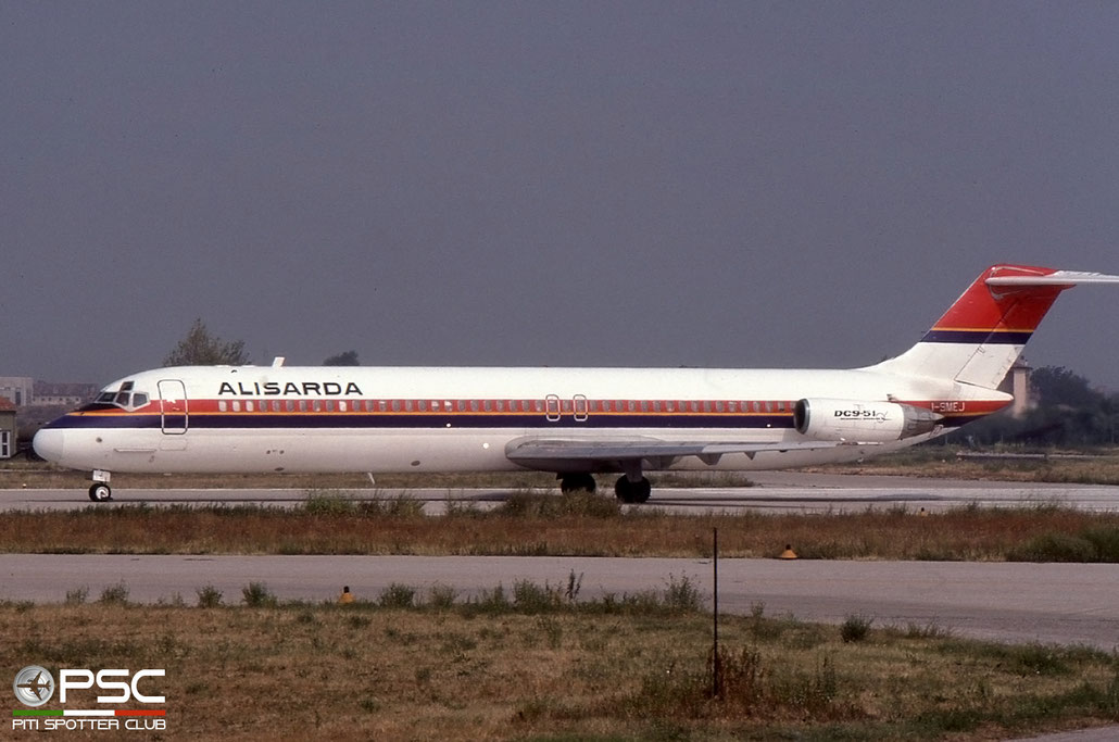 I-SMEJ  DC-9-51  47657/787  Alisarda - Linee Aeree della Sardegna   @ Aeroporto di Verona © Piti Spotter Club Verona 