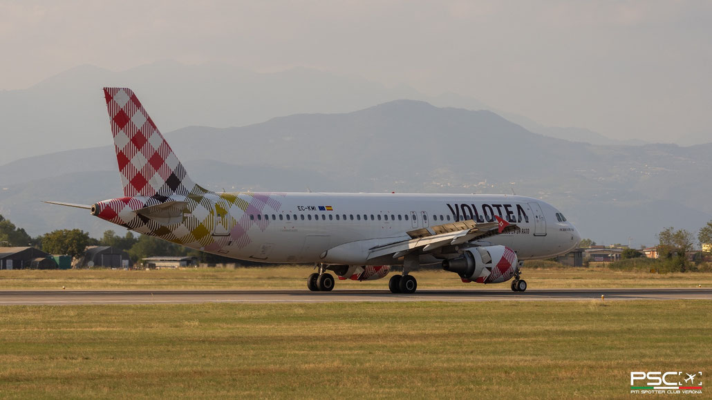 EC-KMI Airbus A320-216 3400  cfm56-5B6/P  Volotea 2008  @ Aeroporto di Verona 08 2025 © Piti Spotter Club Verona