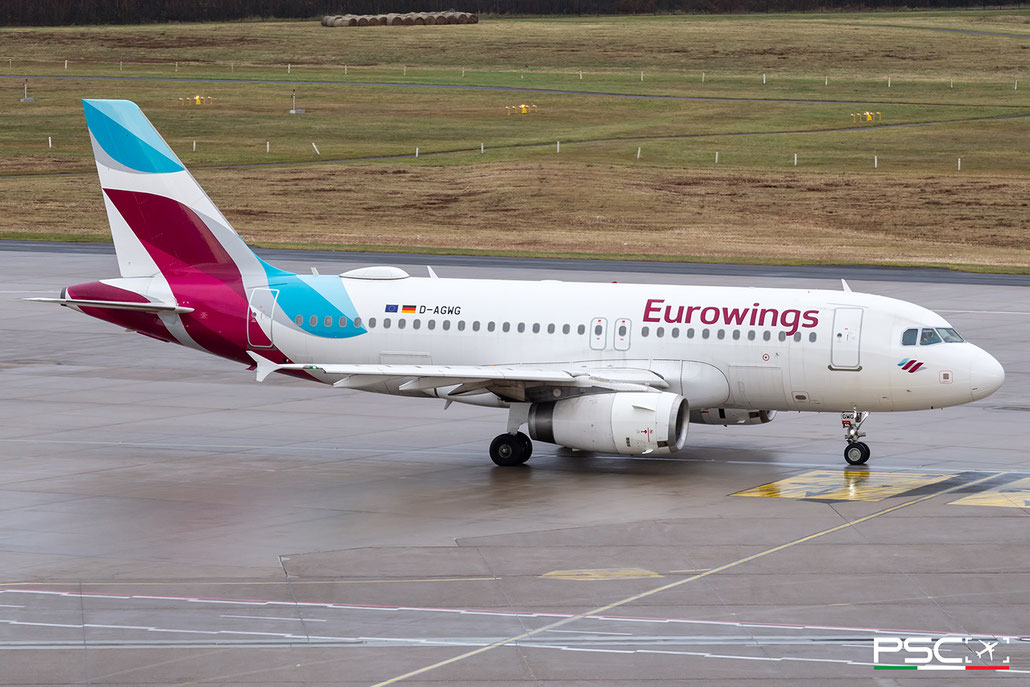 D-AGWG Airbus A319-132 3193  V2524-A5  Eurowings 2007 @ Cologne-Bonn CGN 01 2025 e © Piti Spotter Club Verona