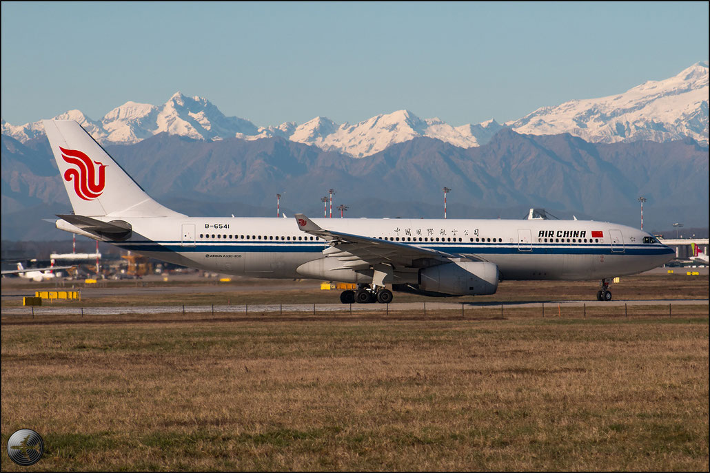 B-6541 A330-243 1304 Air China @ Milano Malpensa Airport 31.01.2015 © Piti Spotter Club Verona