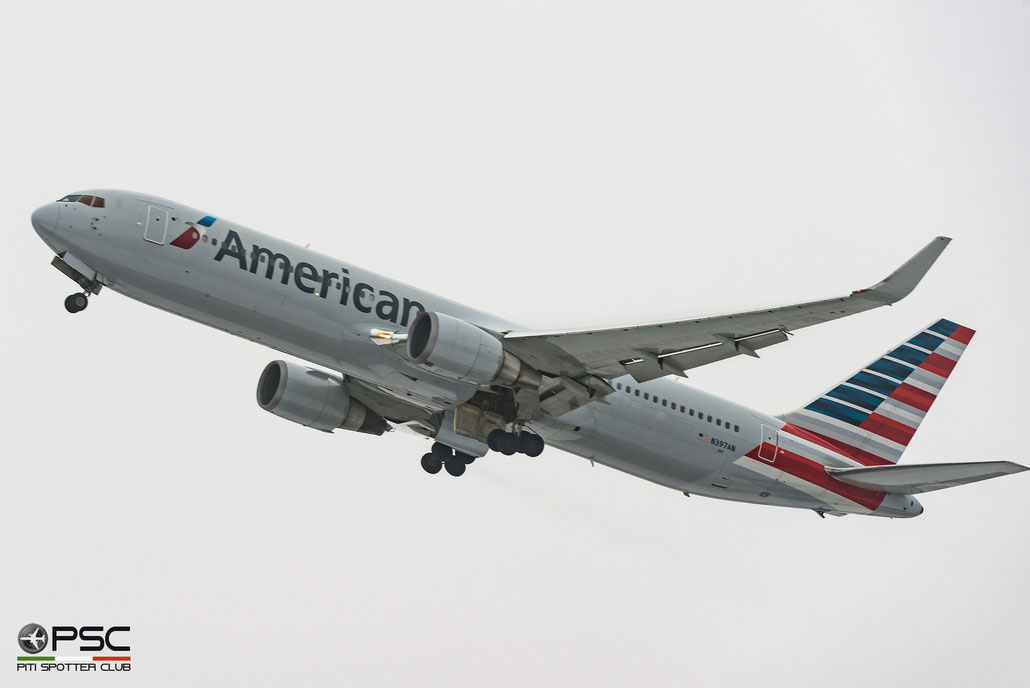N397AN B767-323ER 29604/744 American Airlines @ Zurich Airport 21.01.2017 © Piti Spotter Club Verona