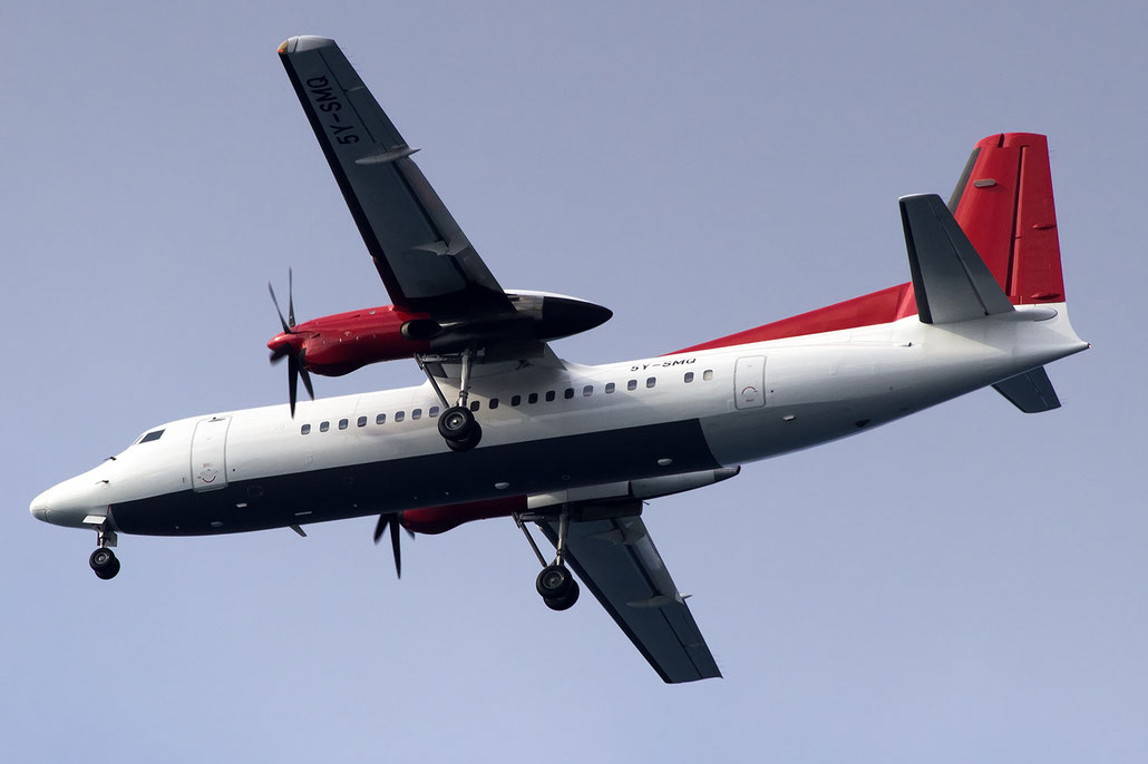 5Y-SMQ Fokker F50 20202  PW125B  Skyward Express 1990 @ Heraklion 09 2016 © Piti Spotter Club Verona