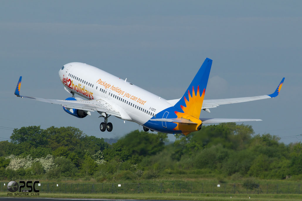G-GDFD B737-8K5 27982/8 Jet2 @ Manchester Airport 13.05.2014 © Piti Spotter Club Verona