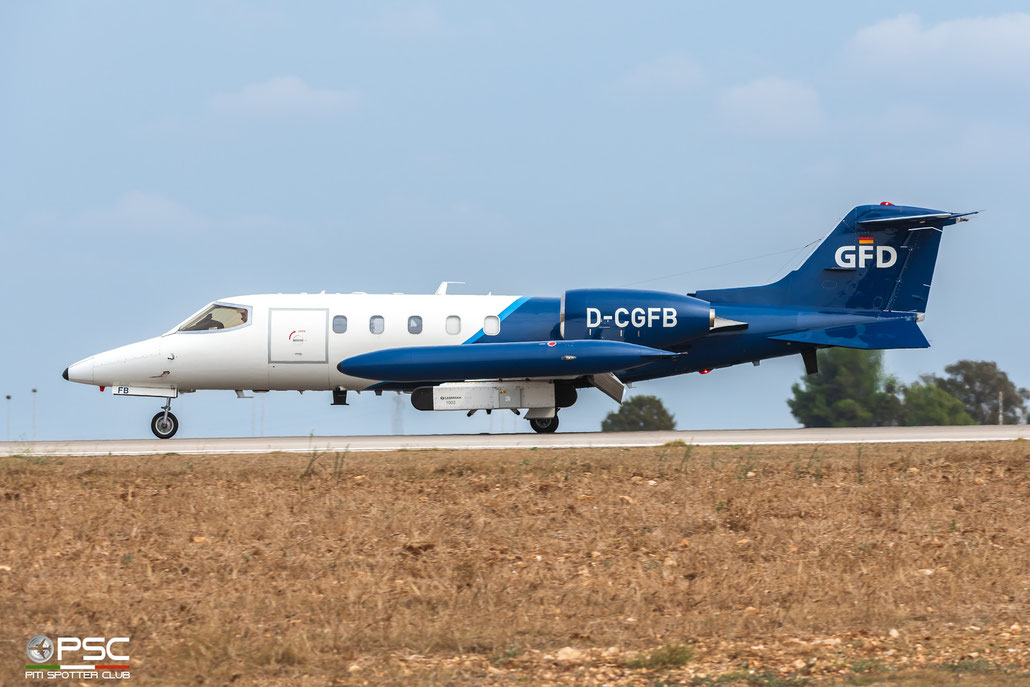 D-CGFB Learjet 35A 35A-268 GFD GmbH @ Tiger Meet Gioia del Colle 10 2023 © Piti Spotter Club Verona
