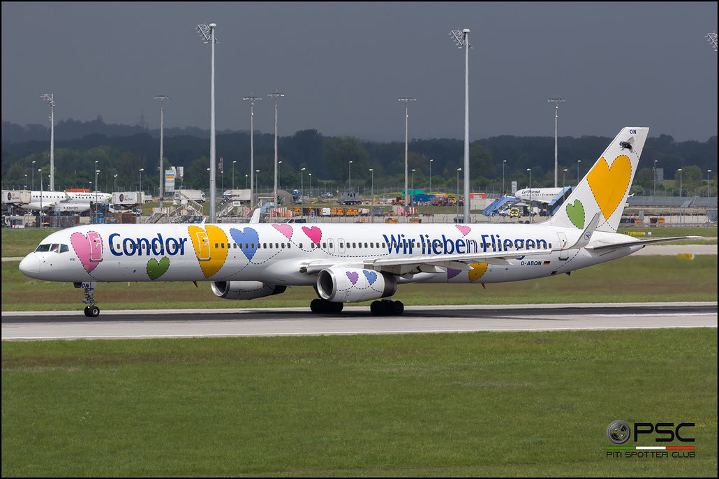 D-ABON B757-330 29023/929 Condor Flugdienst @ Munich Airport 2015 © Piti Spotter Club Verona