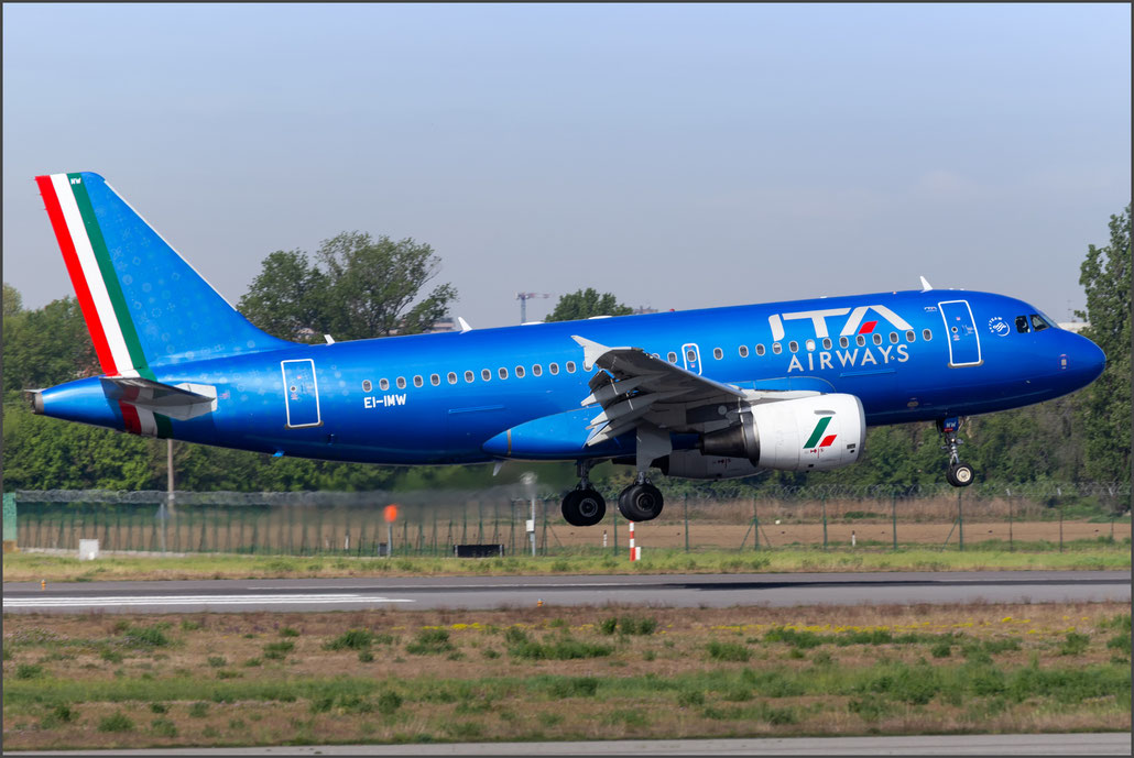 EI-IMW A319-111 5383 ITA Airways @ Milano Linate 04.2023 © Piti Spotter Club Verona