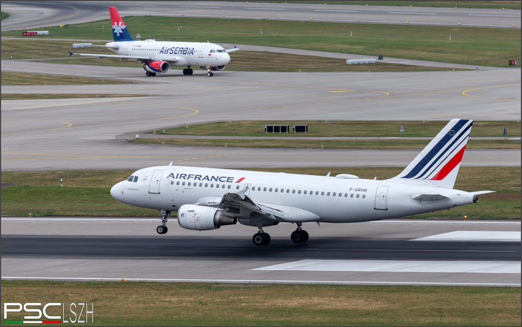 F-GRHR A319-111 1415 Air France @ Zurich 07.2023 © Piti Spotter Club Verona